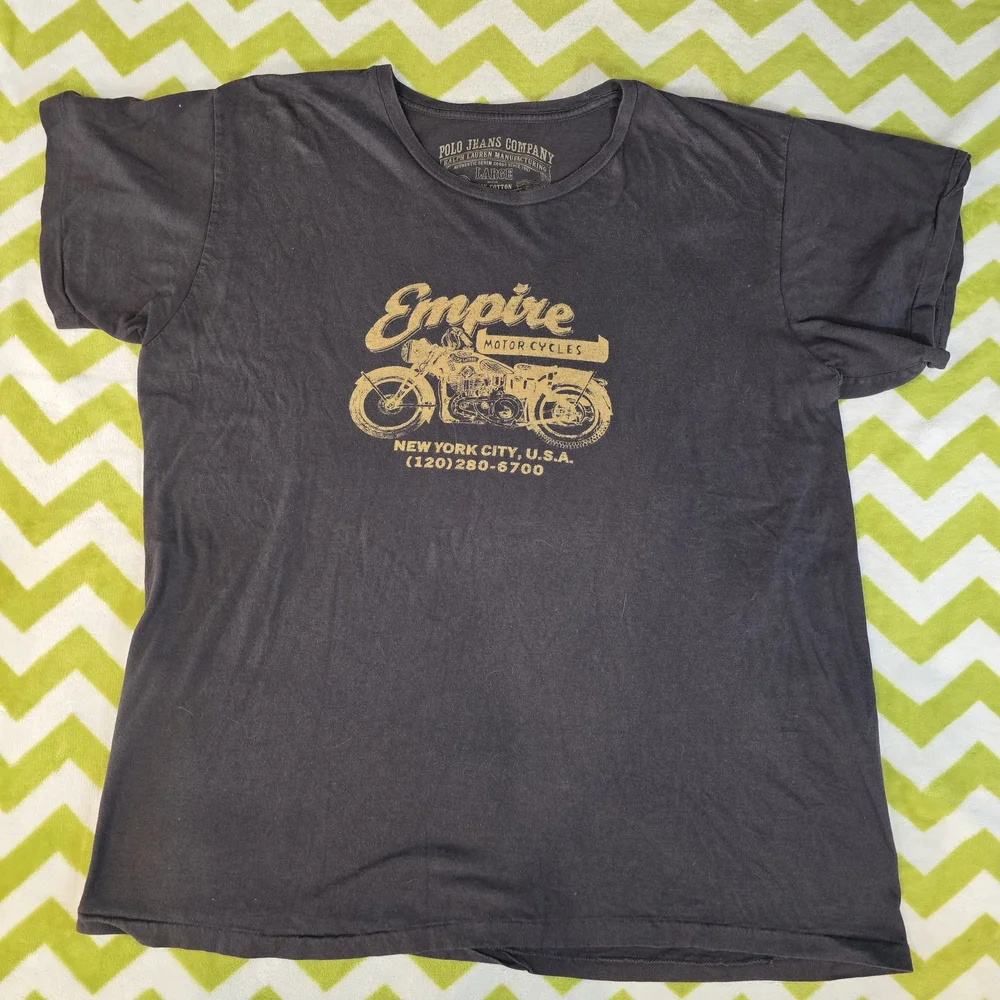 True Religion Black and Navy Graphic Tees